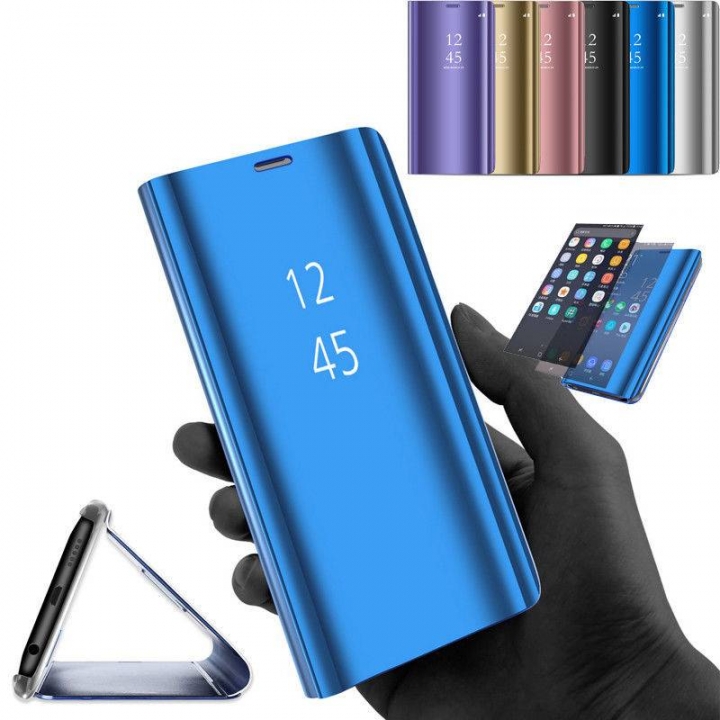 Smart Mirror View Case For Samsung Galaxy S8 S9 Plus S7 Edge S6 Note 8 5 Flip Cover For J5 J7 A5 A7