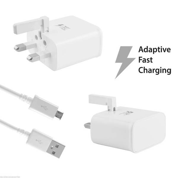 Fast Charging Wall Charger Adaptive  for Samsung  Tecno Infinix Huawei Charger With Micro USB Cable