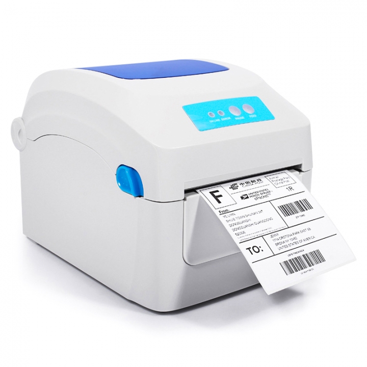 Barcode printer clothing label Support 108mm Width printing electronic by thermal bar code printer