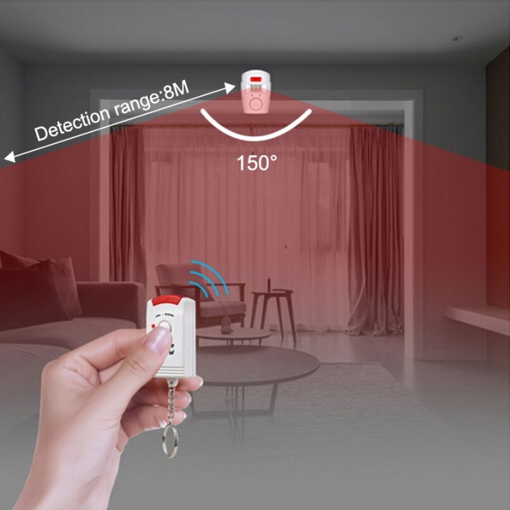 Home Security PIR MP Alert Infrared Sensor Anti-theft Motion Detector Wireless Alarm system