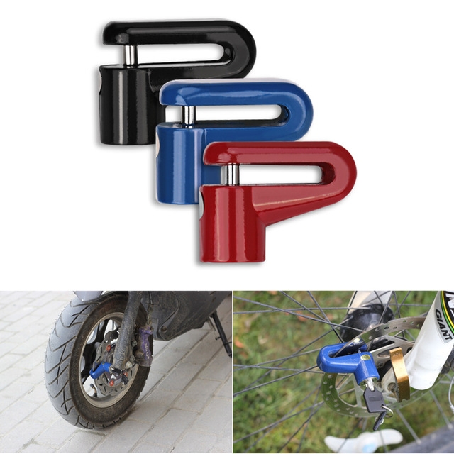 Bike Bicycle Motorcycle Lock Anti theft Disk Disc Brake Rotor Lock For Scooter Safety Lock