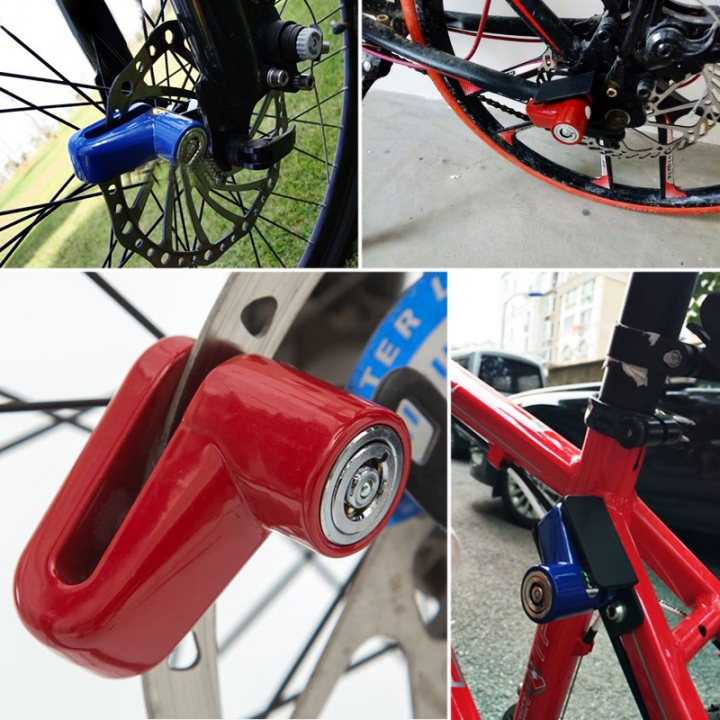 Bike Bicycle Motorcycle Lock Anti theft Disk Disc Brake Rotor Lock For Scooter Safety Lock