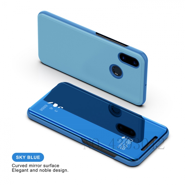 Mirror Smart Case For Xiaomi 8 SE A1 6X 5C Mix 2 Flip Leather Stand Case For Redmi 4X Note 5  Cover