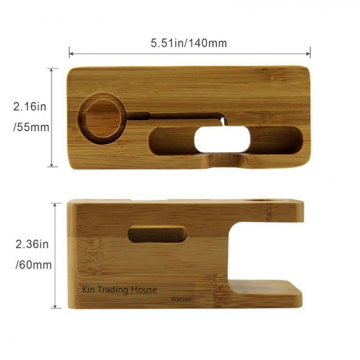 Wooden Charging Bracket Dock Station Stock Cradle Holder Stand More stable for iPhone Apple watch