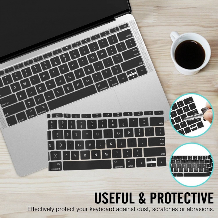 Macbook Keyboard Cover Silicone Skin for MacBook 12"/Air 11"/13"/Pro 13"/15" Retina Display Touch bar 13"/15" M1 Pro 13" Air 13"