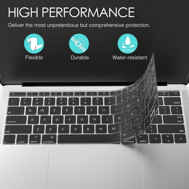 Macbook Keyboard Cover Silicone Skin for MacBook 12"/Air 11"/13"/Pro 13"/15" Retina Display Touch bar 13"/15" M1 Pro 13" Air 13"