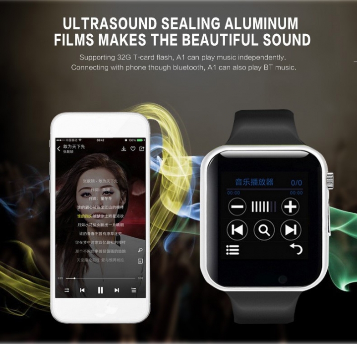 Bluetooth Smart Watch With Camera Facebook Whatsapp Smartwatch Support SIM TF Card For IOS Android