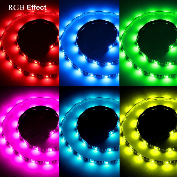 Super-Bright Strip Light Waterproof 5V 50/100/200cm  RGB LED Strip Light Bar TV Back Lighti USB Port