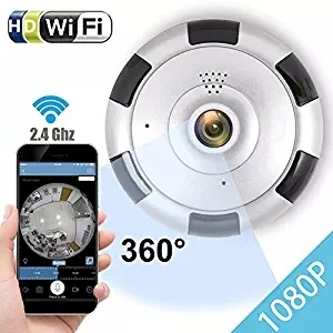 mini camera 360 network ip wireless wifi camera 1080P panoramic CCTV security camera night vision