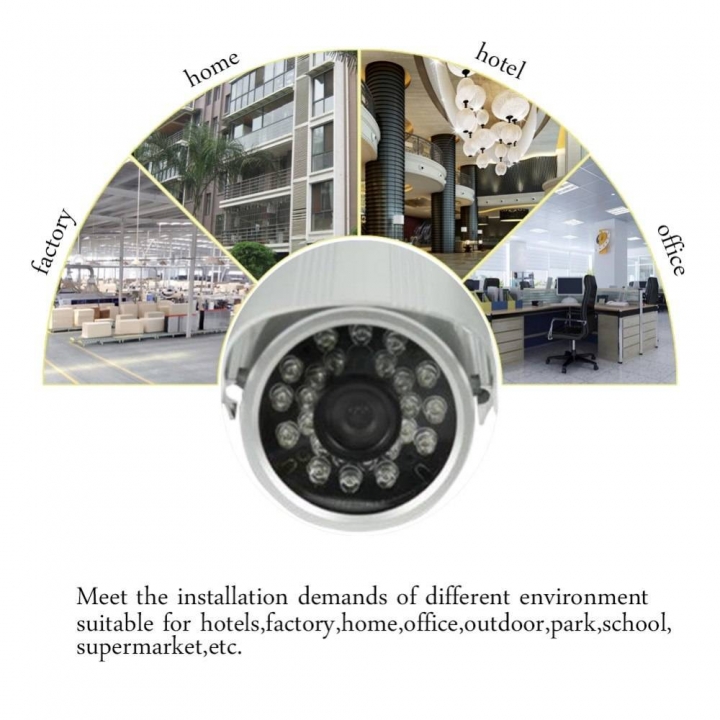 Security Waterproof USB Outdoor Camera TF Card With Night Vision Surveillance CCTV Video Recorder