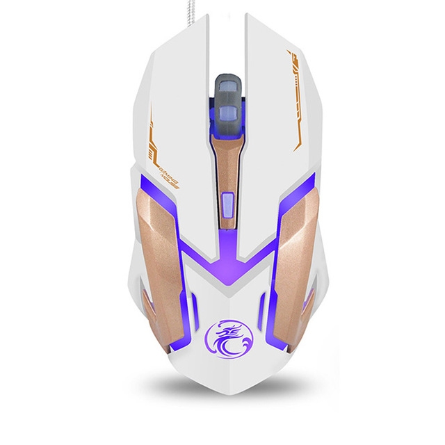Professional Wired Gaming Mouse 2400DPI USB Wired Game Mouse Mice 6 Buttons Computer Gamer Mouse