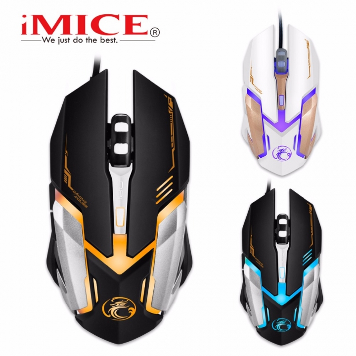 Professional Wired Gaming Mouse 2400DPI USB Wired Game Mouse Mice 6 Buttons Computer Gamer Mouse