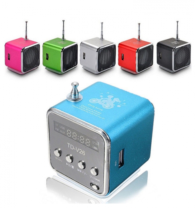 Mini Speaker Portable Micro SD TF Card USB Disk musicAmplifier Stereo Loudspeaker for PC Mobile MP3