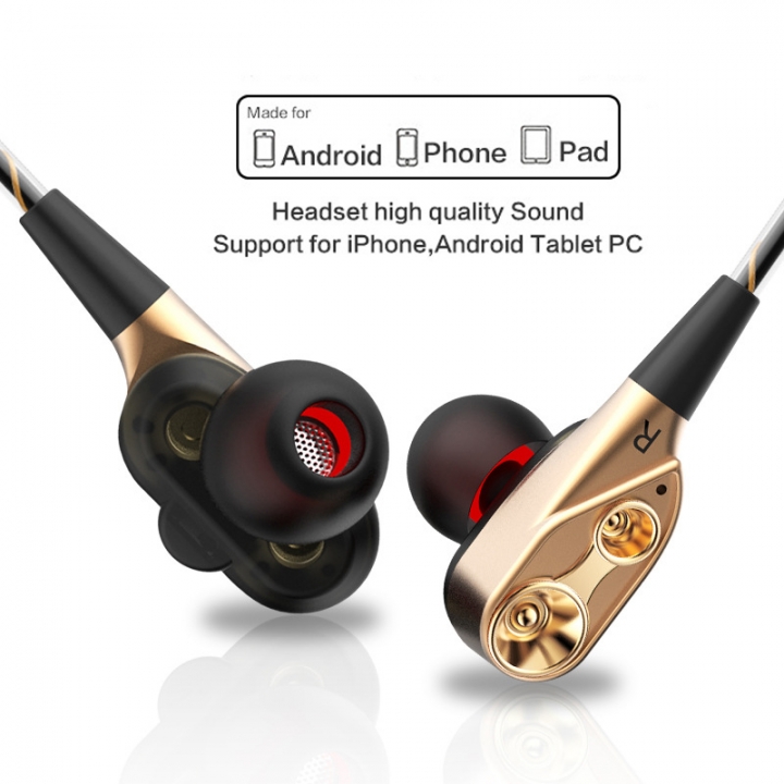 In Ear earphone Bass Stereo Earphones With Microphone Sport Running earbuds For Apple Phone Xiaomi