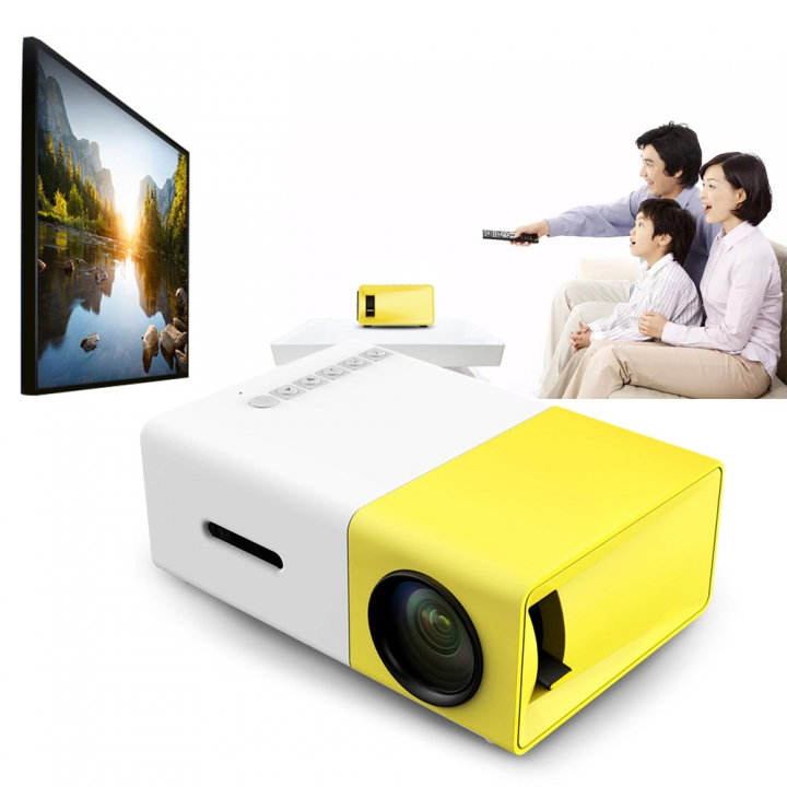 Hometheater HD 1080P Portable Home Theather Cinema Audio HDMI USB Projector Video Media Player