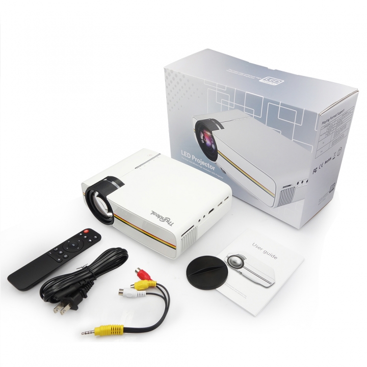 Mini Projector Wired Sync Display stable than WIFI Hometheater For Home Theatre Movie HDMI VGA USB