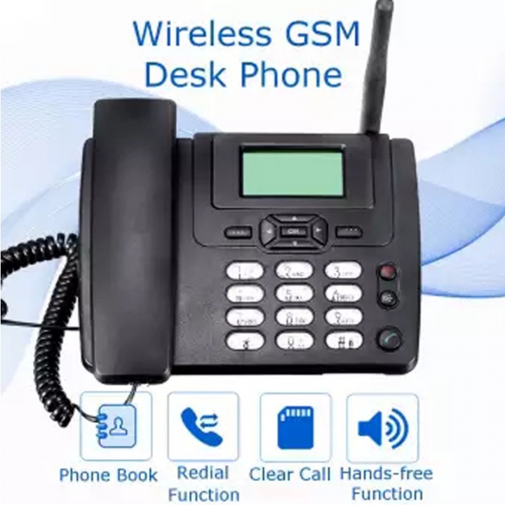 GSM 900/1800MHz Support SIM Card Fixed Phone With Call ID Phone Fixed Wireless Telephone Home