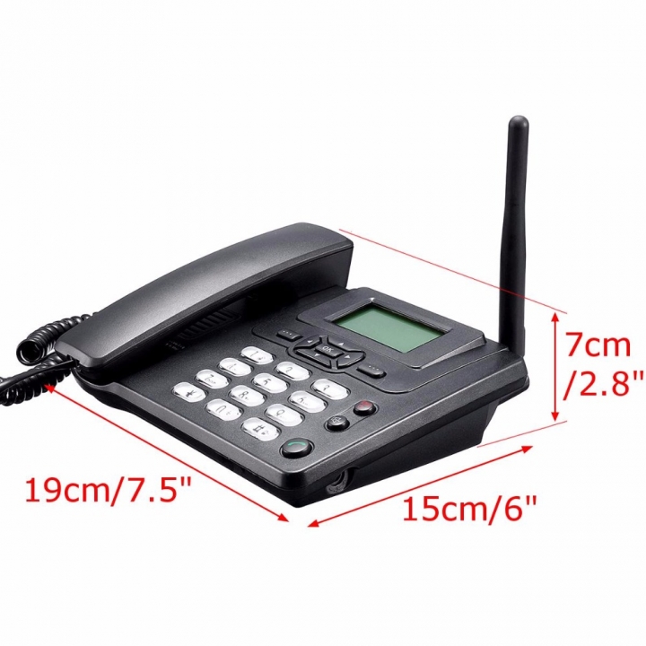 GSM 900/1800MHz Support SIM Card Fixed Phone With Call ID Phone Fixed Wireless Telephone Home