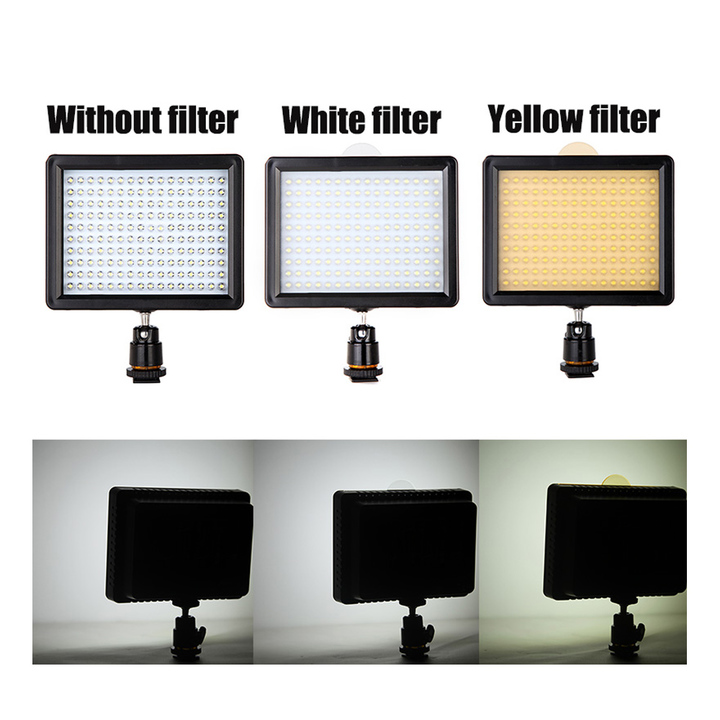 160 LED Studio Video Light Camera Lamp DV Camcorder Photography Studio Professional For DSLR Camera