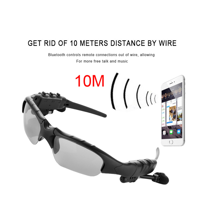 Smart Sport Bluetooth Glasses Wireless Music Sunglasses Outdoor MP3 Earphones Glasses