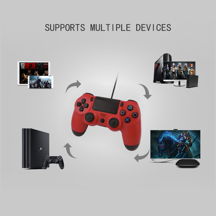 Wired Game controller for PC PS4 Controller for Sony Playstation 4 for DualShock Vibration Gamepads