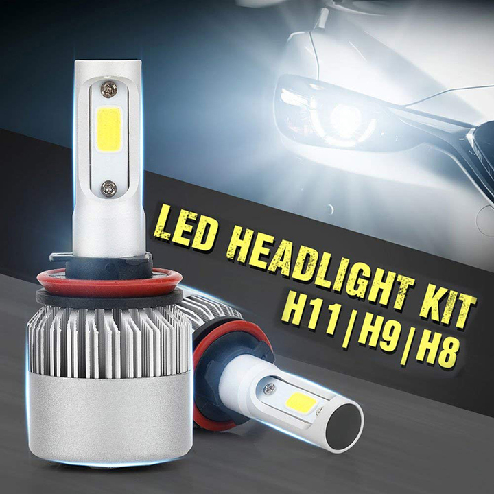 2PCS Auto Car LED Headlight Bulb Lamp H11 H7 H4 H1 H3 9005 9003 36W Car LED Headlight Waterproof Bulbs