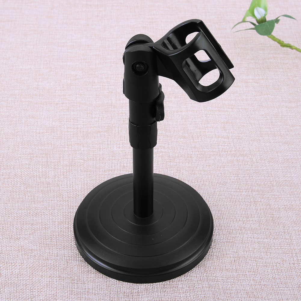 Foldable Desktop Tripod Mic Stand Adjustable Angle Table Tops Microphone Mount Holder Stand Bracket