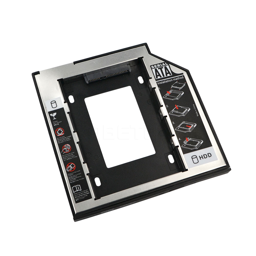 laptop SATA to SATA HDD Caddy SSD Case Hard Disk Drive Bay 9.5 12.7mm Enclosure Bayfor Notebook