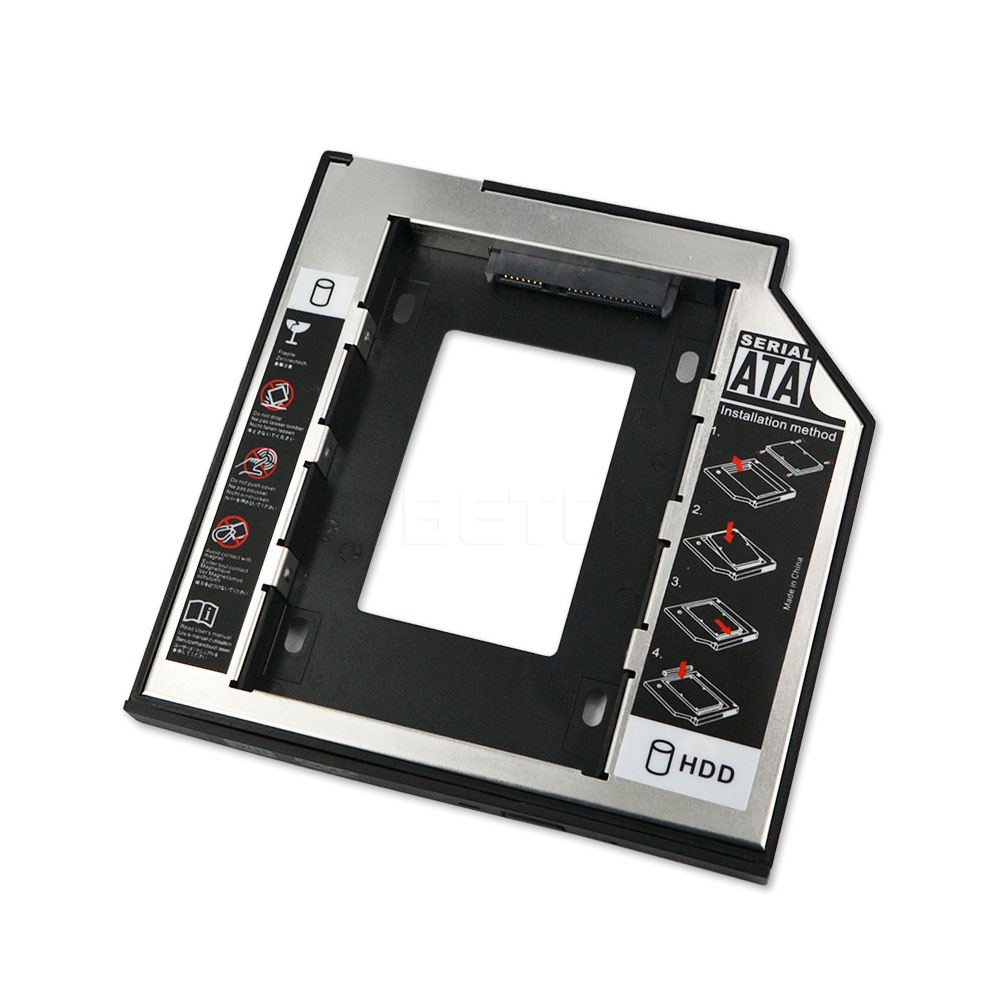 laptop SATA to SATA HDD Caddy SSD Case Hard Disk Drive Bay 9.5 12.7mm Enclosure Bayfor Notebook