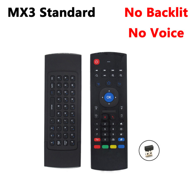 Air Mouse Smart Voice Remote Control 2.4G RF Wireless Keyboard For Android TV Box PC