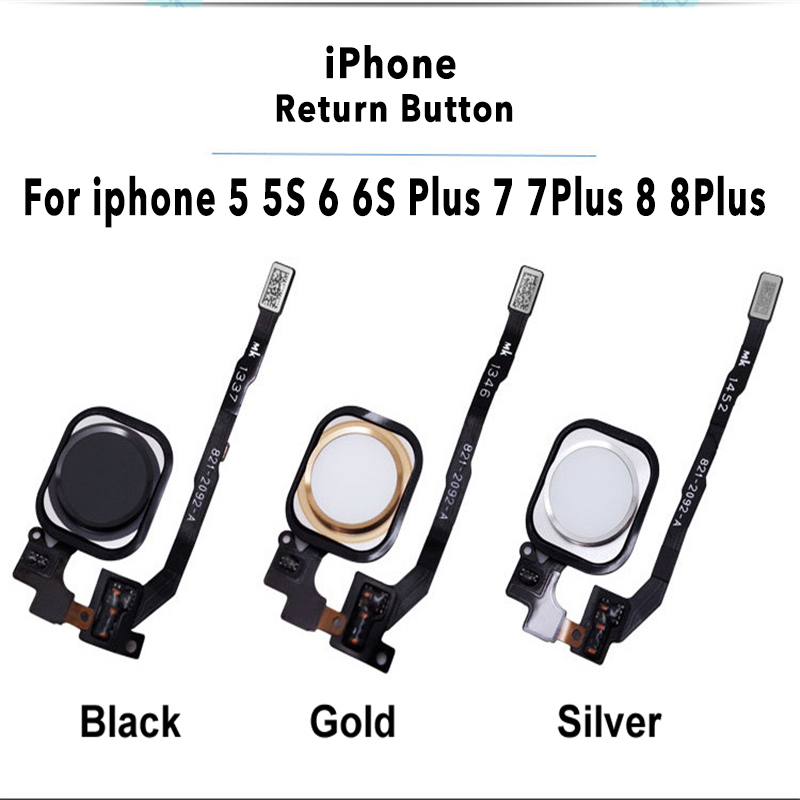 Fingerprint Touch Sensor Flex Cable For iPhone 5 5S 6 6 Plus 6S 7 7 Plus 8 plus Return Home Button