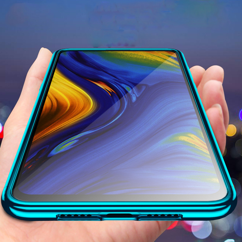 Xiaomi Mi Mix 3 Case 6.39&apos;&apos; Transparent PC 360 Full Cover for Mi Mix3 Shockproof Hard Clear Cover
