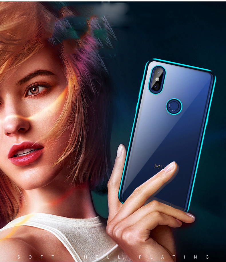 Xiaomi Mi Mix 3 Case 6.39&apos;&apos; Transparent PC 360 Full Cover for Mi Mix3 Shockproof Hard Clear Cover