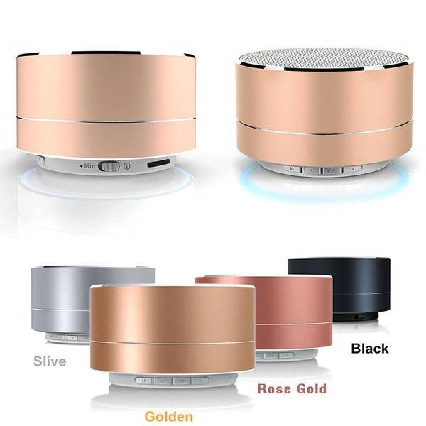 Mini Wireless Bluetooth Speaker Stereo Portable Speakers with Built Mic Subwoof Column Loudspeaker