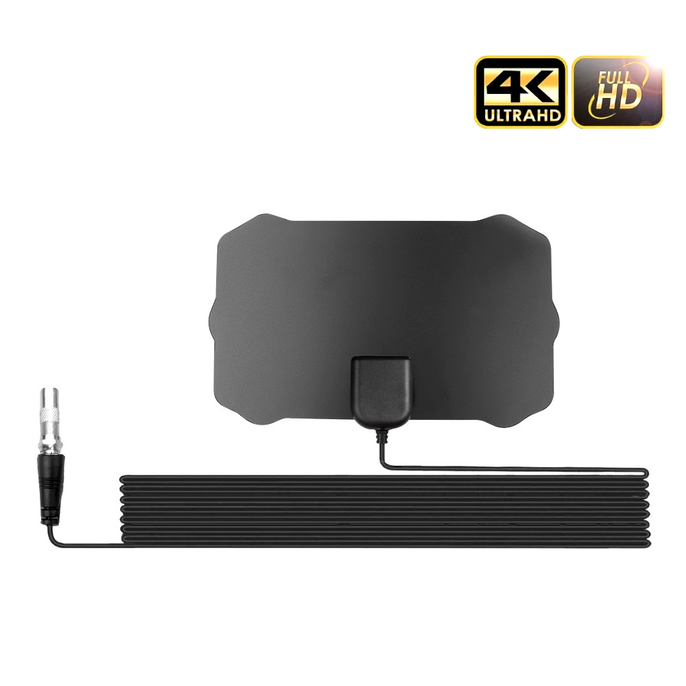 Digital TV Antenna 200 Mile Range 4K HDTV Digital 1080p TV Antenna Signal Receiver Amplifier Booster