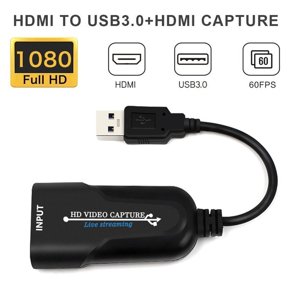 USB 3.0 HDMI Game Capture Card 1080P video Reliable streaming Adapter For Live Broadcasts