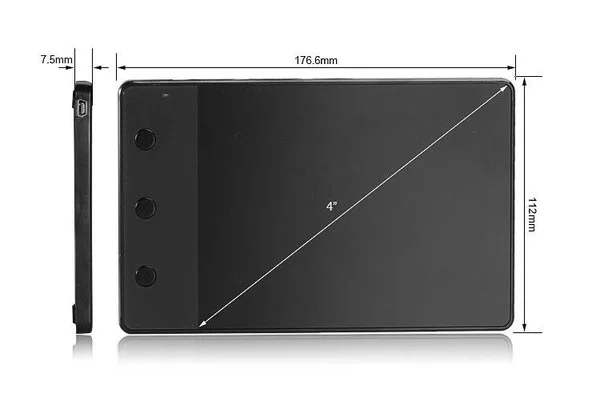 Huion H420 4-Inch Digital Tablets USB Signature Pen Tablet Art Design Graphics Drawing Game Tablet