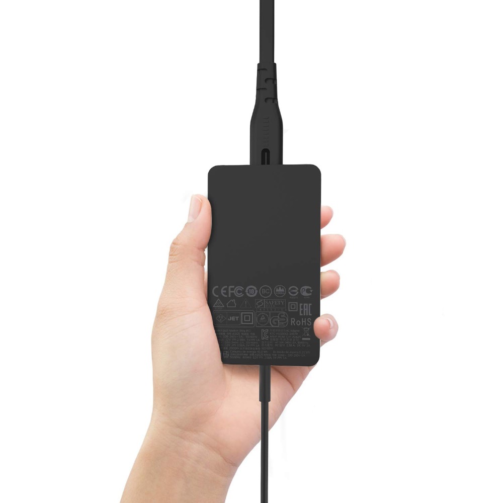 Surface Pro 36/44/65W Tablet Charger Plug Power Adapter for Microsoft Surface pro 3/4/5