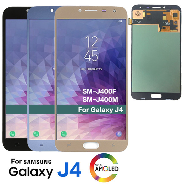 Purple Samsung Galaxy J4 2018 J400 sold AMOLED Screen Digitizer Replacement