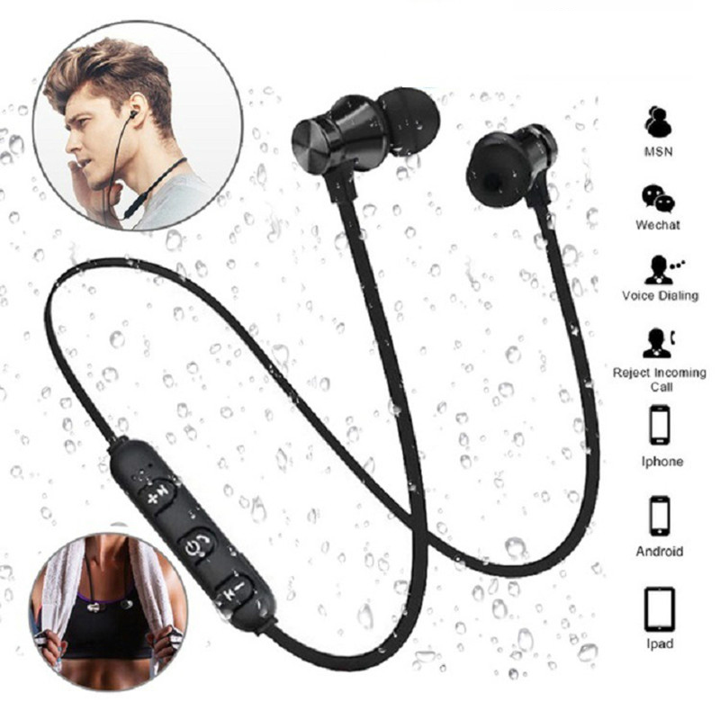 Bluetooth Earphone Sport Wireless Earphones Handsfree Earbuds with Mic