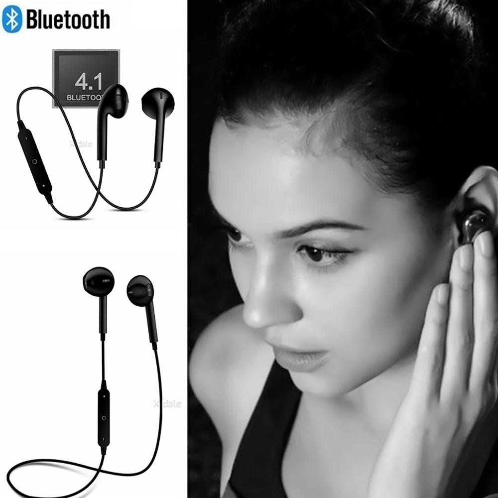 Sport In-Ear Neckband Wireless Earphones Bluetooth Earphone With Mic Stereo Earbuds Earphones