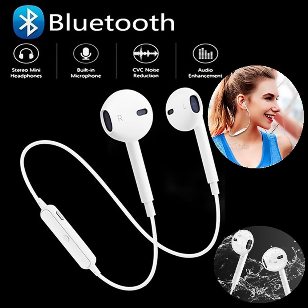 Sport In-Ear Neckband Wireless Earphones Bluetooth Earphone With Mic Stereo Earbuds Earphones
