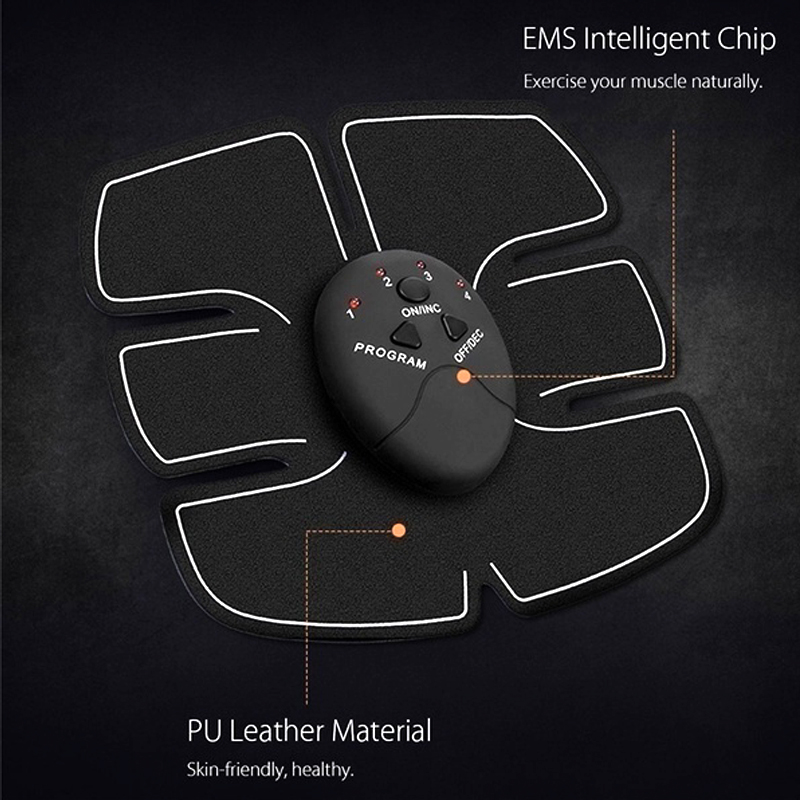 Smart EMS Muscle Trainer Electric Lazy Fitness Stimulator Wireless Buttocks Abdominal Body Slimming