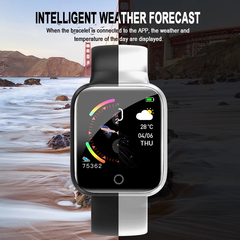 Smart Watch Wristband Blood Pressure Heart Rate Android Pedometer Waterproof Sports Smart Band