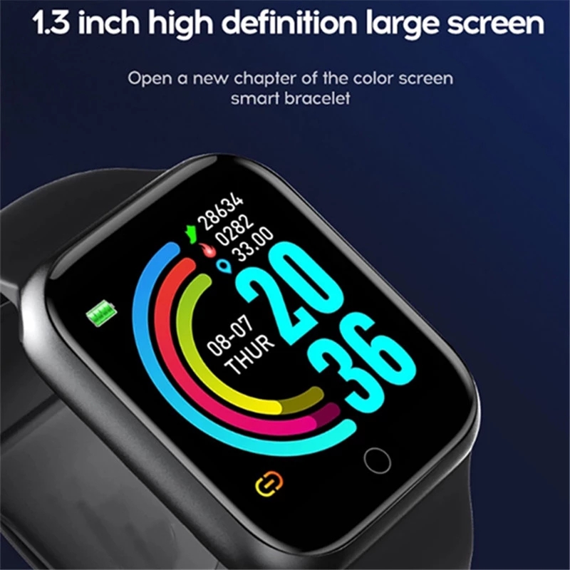Smart Watch Wristband Blood Pressure Heart Rate Android Pedometer Waterproof Sports Smart Band
