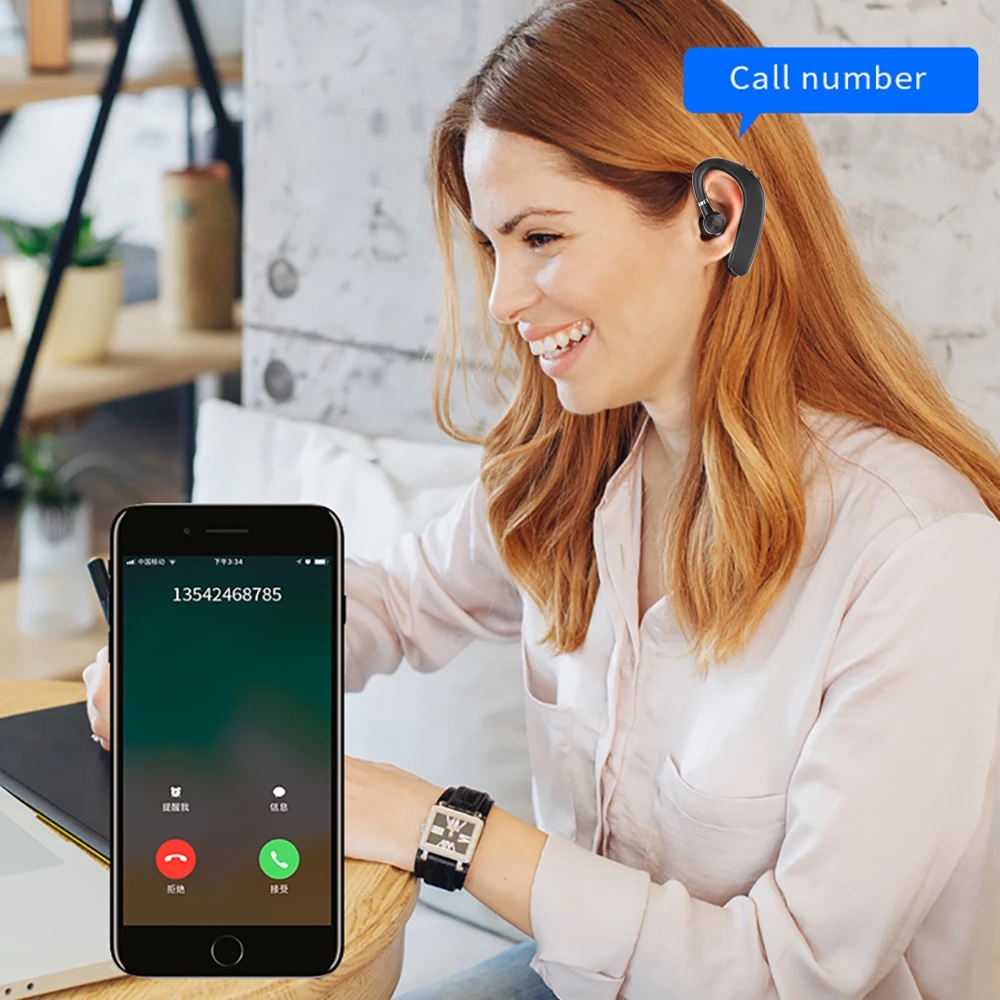 Bluetooth Wireless Earphone Handsfree Business Headset Drive Call Mini Wireless Earphone Earbud