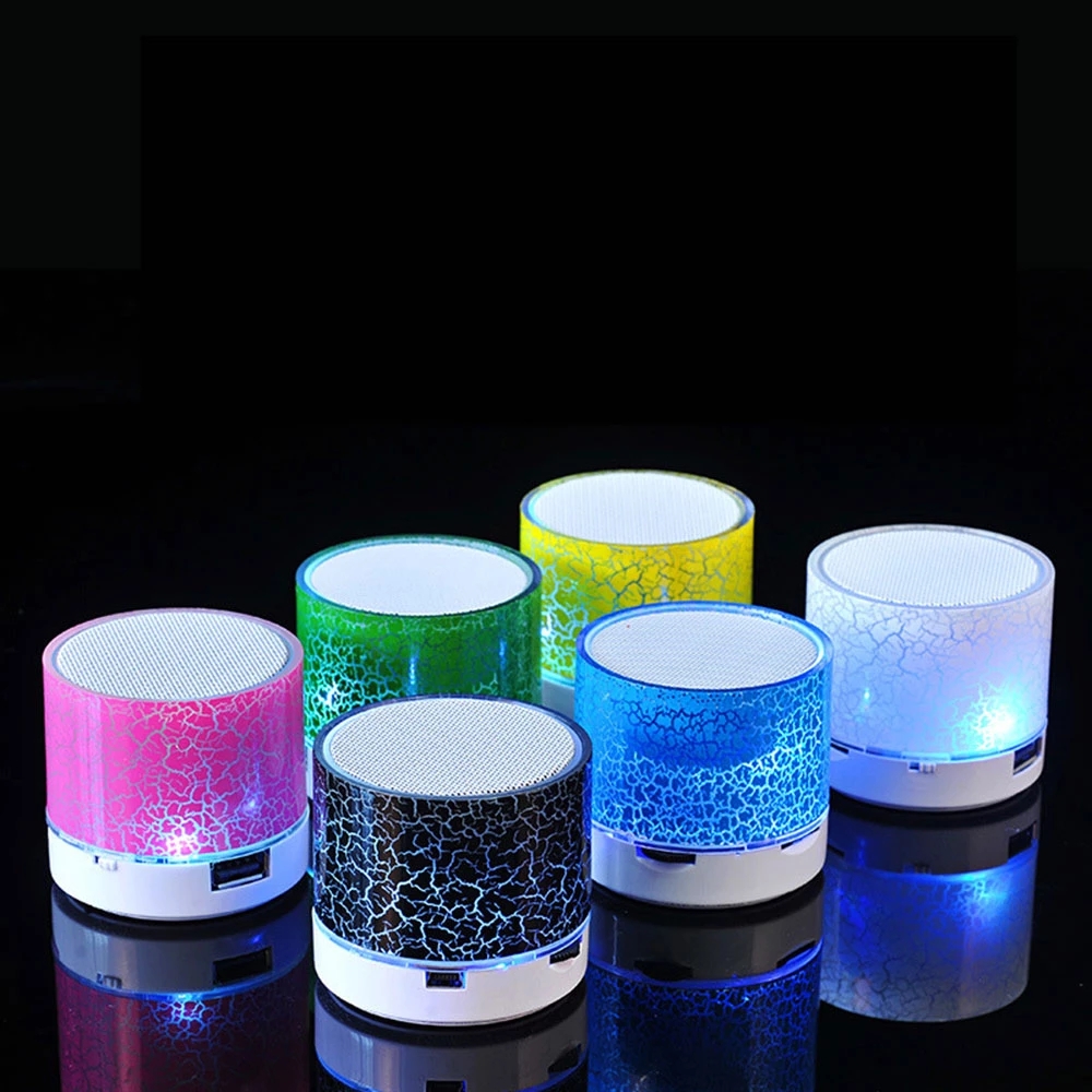 Bluetooth Speaker Outdoor Mini Wireless Loudspeaker LED USB Subwoofer Stereo Audio Music Player