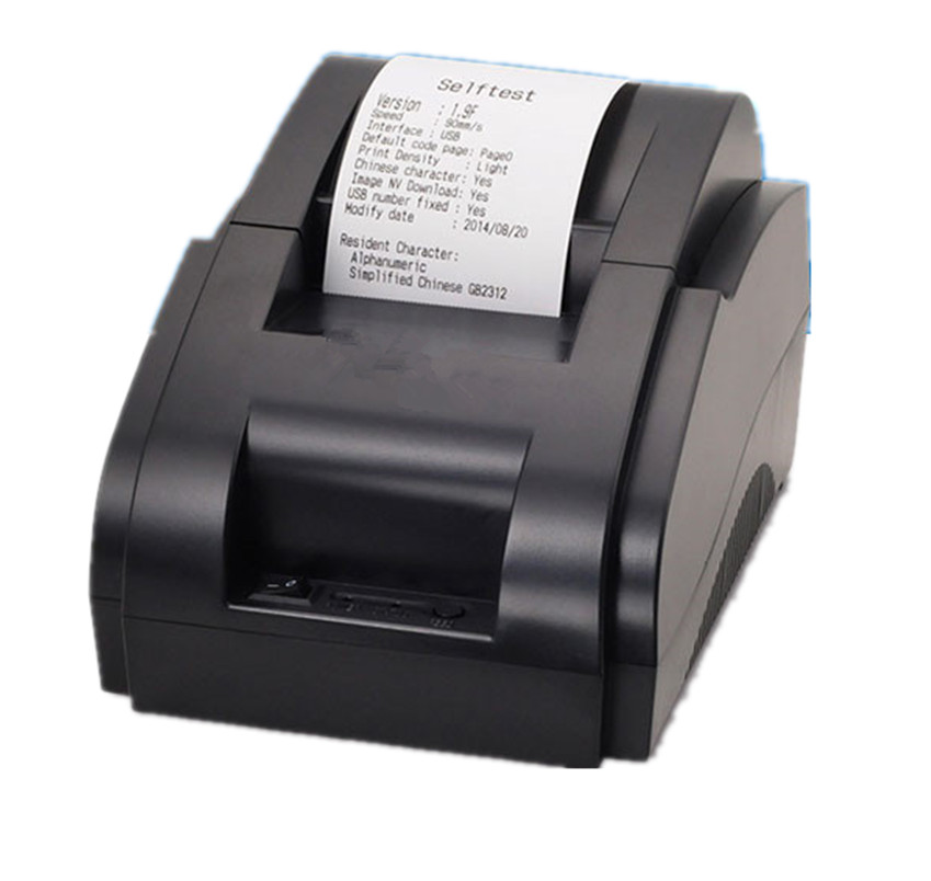 USB Bluetooth Interface POS 58mm Thermal Barcode Printer Receipt Bill Printer Ticket Thermal Printer