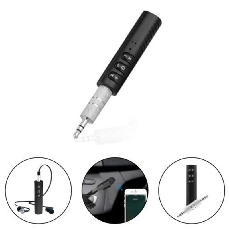 Wireless Bluetooth Receiver Handfree 3.5mm Auto AUX Audio Adapter for Car Stereo Phone MP3 DXY88