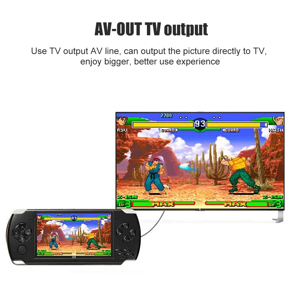 Game Console 8gb MP4 Player 4.3 inch Game Player Support For Camera Video E-book Games TF Card MP3
